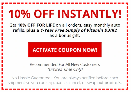 BladderGenix 10% OFF