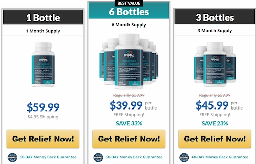 Advanced Nerve Support pricing details