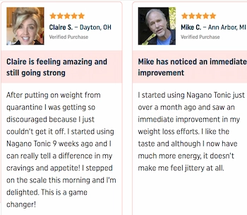 Nagano Tonic Customer reviews